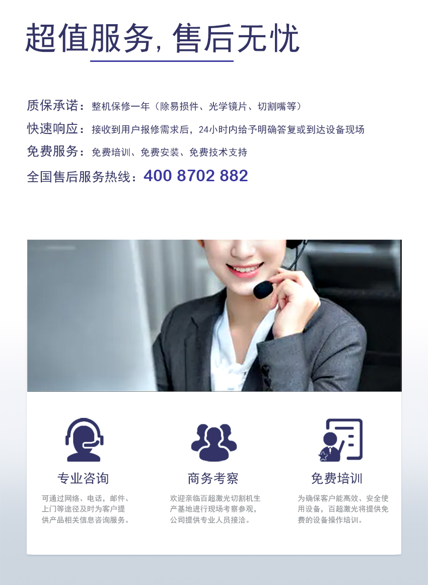 激光切割機(jī)客戶服務(wù)